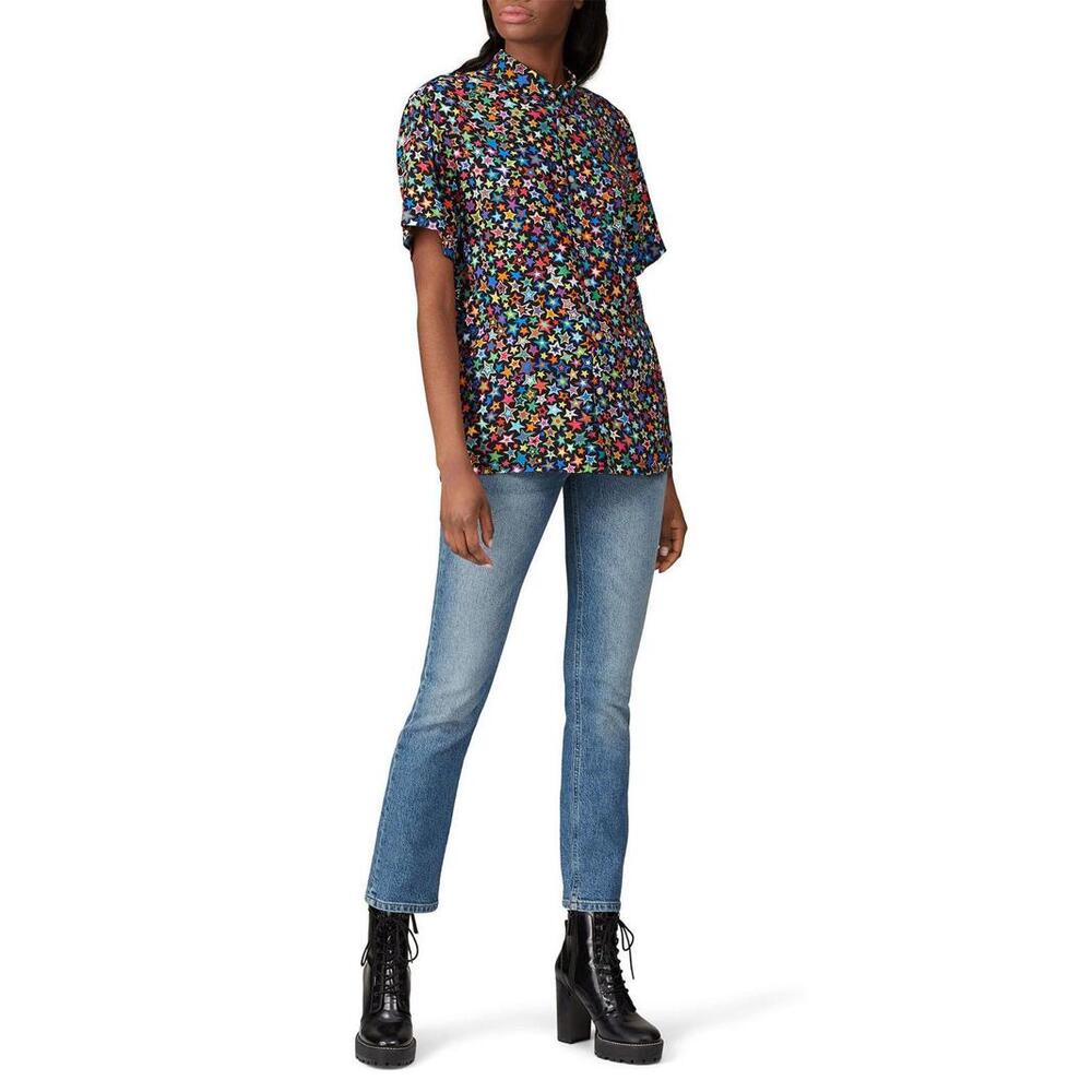 R13 Black Tony Shirt Size M with Fabric Pull